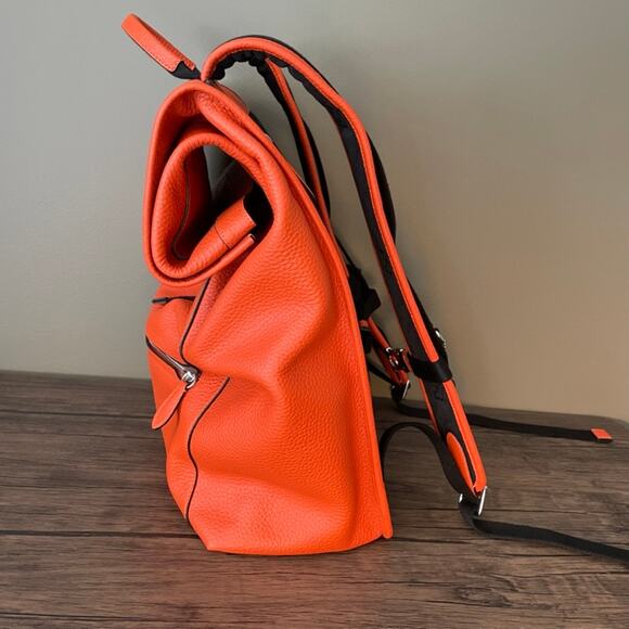 Coach | Beck Roll Top Backpack in Sea Orange - Picture 5 of 10